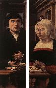 GOSSAERT, Jan (Mabuse) Wings of a Triptych dg Spain oil painting artist